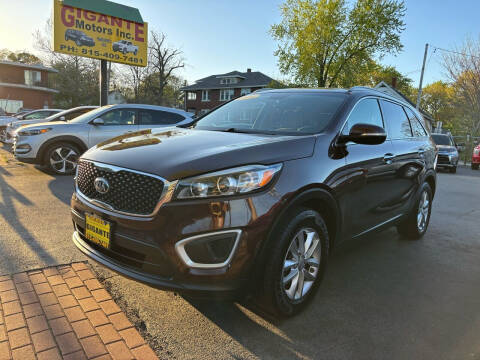 2016 Kia Sorento for sale at GIGANTE MOTORS INC in Joliet IL