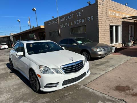 2013 Mercedes-Benz E-Class for sale at CONTRACT AUTOMOTIVE in Las Vegas NV