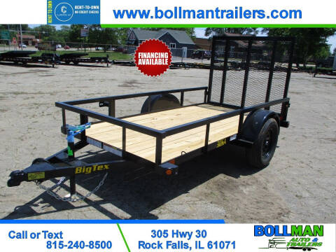 2024 Big Tex Trailer 5' X 10' 3,000lb GVWR Utility for sale at Bollman Auto & Trailers in Rock Falls IL