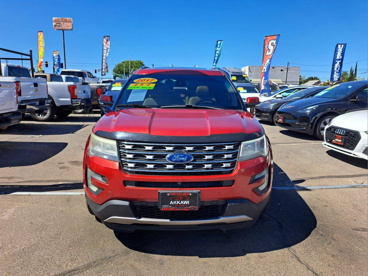 Red 2017 Ford Explorer Limited AWD Limited 4dr SUV 2