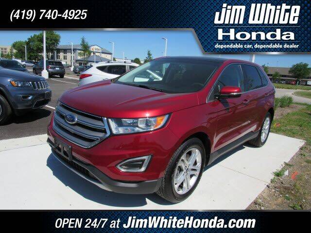 2018 Ford Edge for sale at The Credit Miracle Network Team at Jim White Honda in Maumee OH