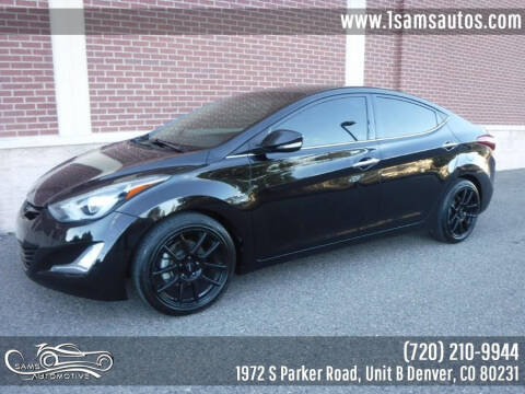 2016 Hyundai Elantra for sale at SAM'S AUTOMOTIVE in Denver CO