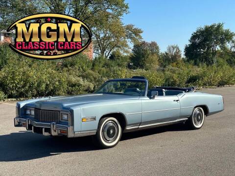 1976 Cadillac Eldorado for sale at MGM CLASSIC CARS in Addison IL