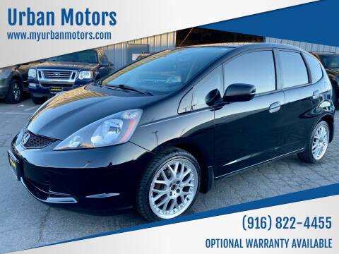 2009 Honda Fit for sale at Urban Motors in Sacramento CA