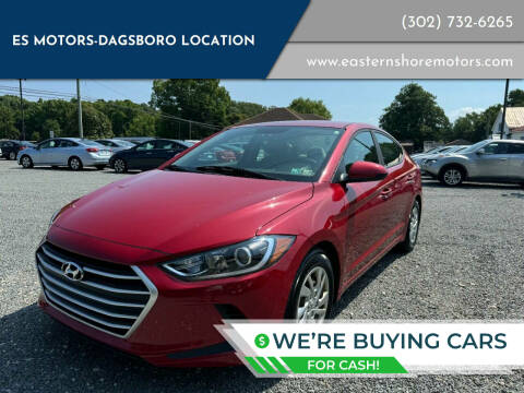 2017 Hyundai Elantra for sale at ES Motors-DAGSBORO location in Dagsboro DE