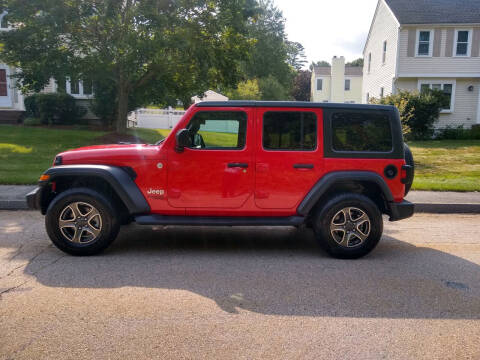 2018 Jeep Wrangler Unlimited for sale at Washington Street Auto Sales in Canton MA