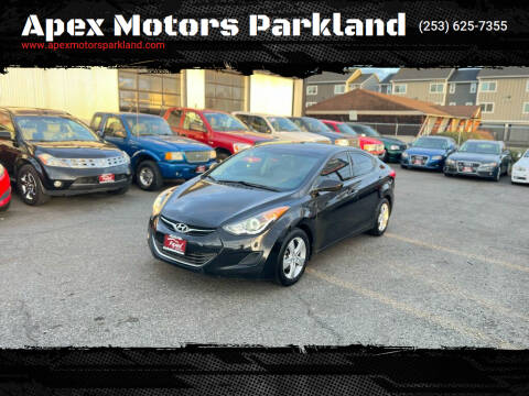 2013 Hyundai Elantra for sale at Apex Motors Parkland in Tacoma WA