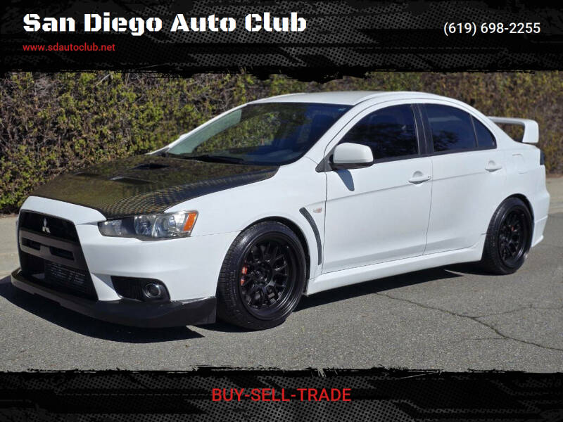 2008 Mitsubishi Lancer Evolution for sale at San Diego Auto Club in Spring Valley CA