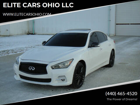 2014 Infiniti Q50 for sale at ELITE CARS OHIO LLC in Solon OH