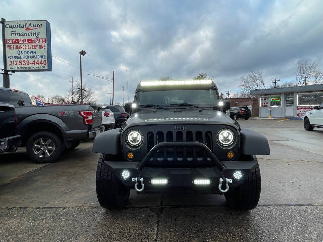 2016 Jeep Wrangler Unlimited for sale at Capital Auto Financing in Redford, MI