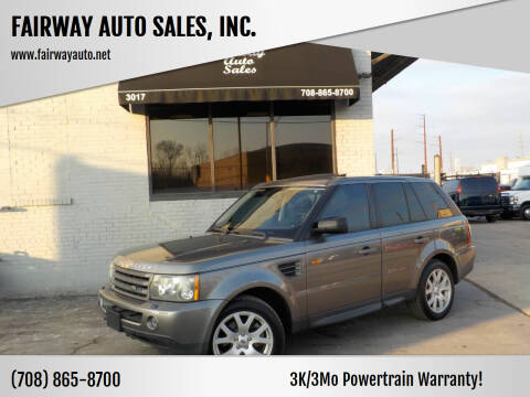 2008 Land Rover Range Rover Sport for sale at FAIRWAY AUTO SALES, INC. in Melrose Park IL