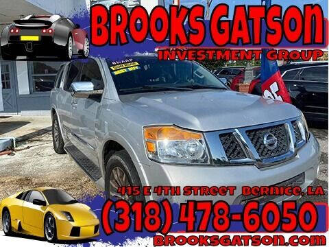 2015 Nissan Armada for sale at Brooks Gatson Investment Group in Bernice LA