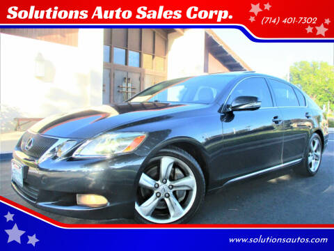 2008 Lexus GS 350 for sale at Solutions Auto Sales Corp. in Orange CA