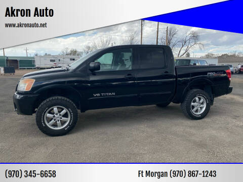 2010 Nissan Titan for sale at Akron Auto - Fort Morgan in Fort Morgan CO
