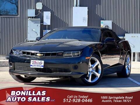 2015 Chevrolet Camaro for sale at Bonillas Auto Sales in Austin TX