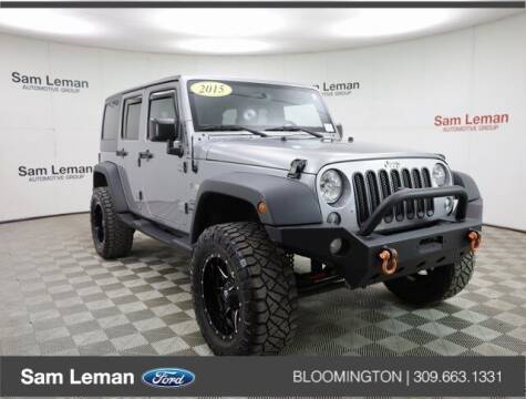2015 Jeep Wrangler Unlimited for sale at Sam Leman Ford in Bloomington IL