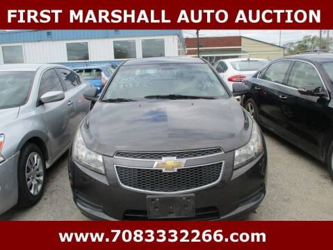 2014 Chevrolet Cruze for sale at First Marshall Auto Auction in Harvey IL