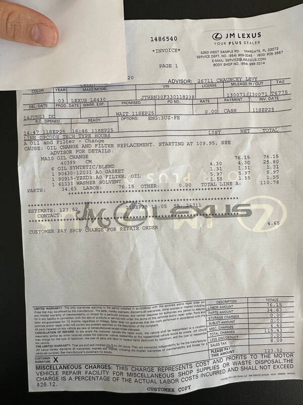2003 Lexus LS 430