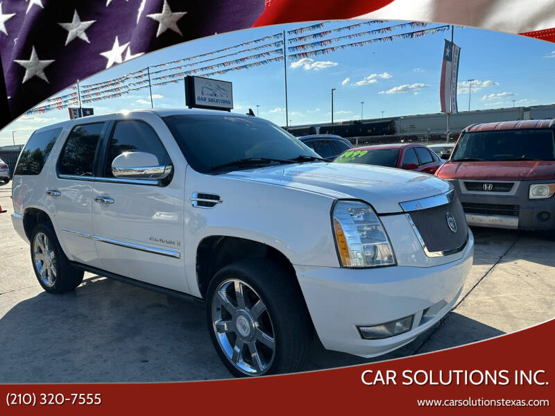 2007 Cadillac Escalade for sale at Car Solutions Inc. in San Antonio TX