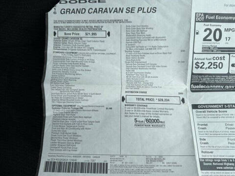 2016 Dodge Grand Caravan American Value Package