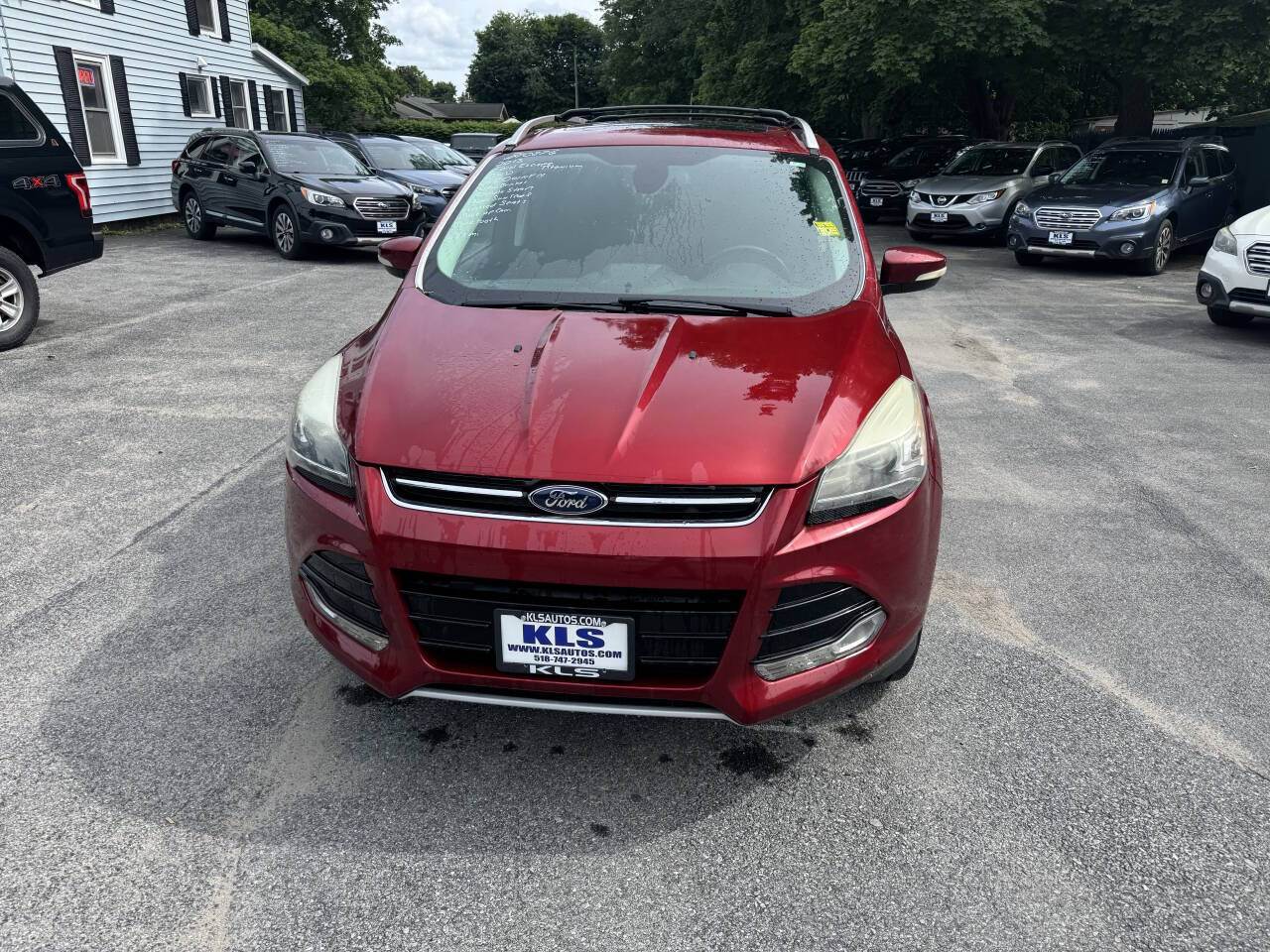 Red 2013 Ford Escape Titanium AWD Titanium 4dr SUV 2