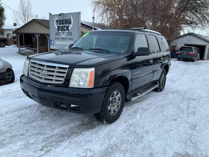 2002 Cadillac Escalade for sale at Young Buck Automotive in Rexburg ID