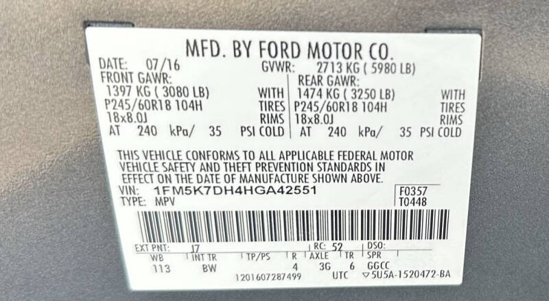 2017 Ford Explorer XLT