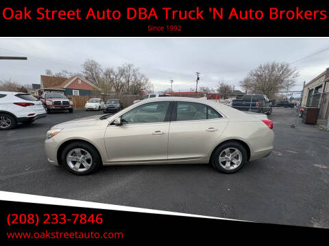 2016 Chevrolet Malibu Limited for sale at Oak Street Auto DBA Truck 'N Auto Brokers in Pocatello ID