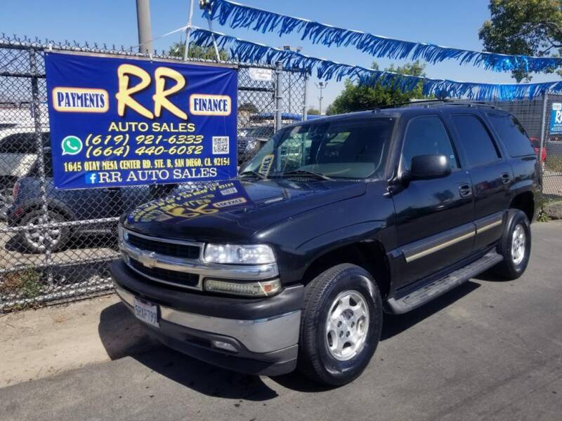 2005 Chevrolet Tahoe for sale at RR AUTO SALES in San Diego CA