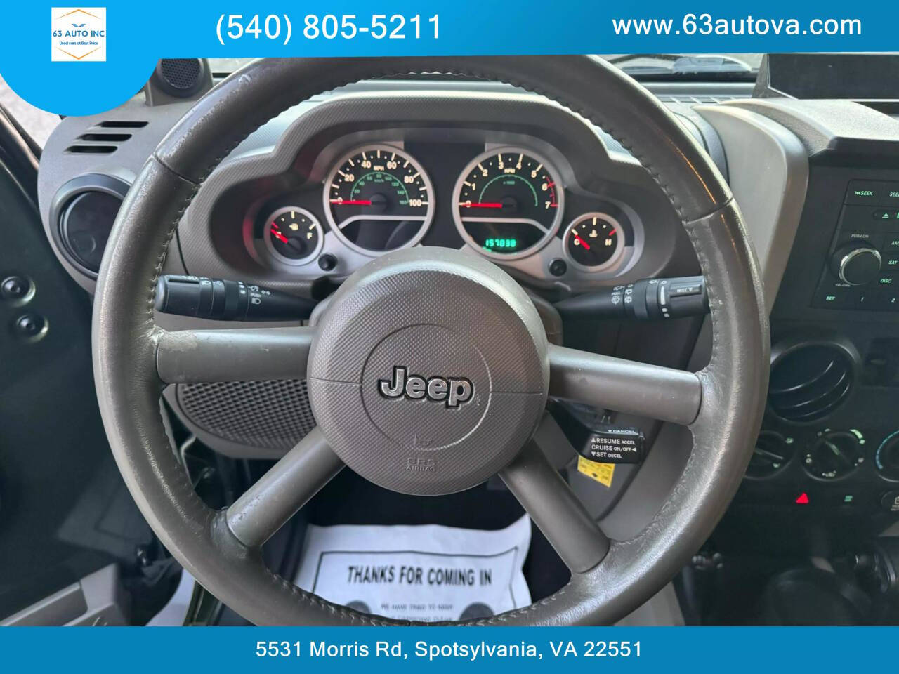 2007 Jeep Wrangler for sale at 63 Auto Inc in Spotsylvania, VA