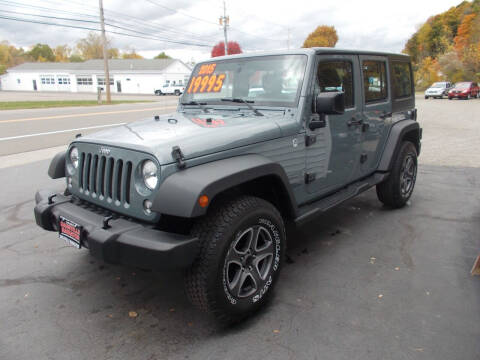 2015 Jeep Wrangler Unlimited for sale at Dansville Radiator in Dansville NY