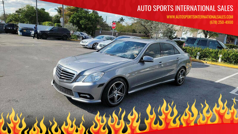 2011 Mercedes-Benz E-Class for sale at Auto Sports International Sales in Suwanee GA