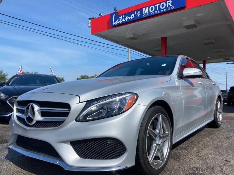 2015 Mercedes-Benz C-Class for sale at LATINOS MOTOR OF ORLANDO in Orlando FL