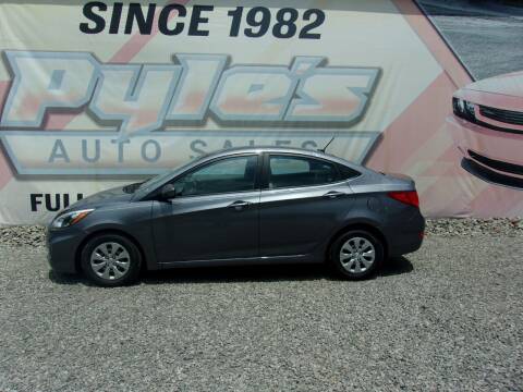 2017 Hyundai Accent for sale at Pyles Auto Sales in Kittanning PA