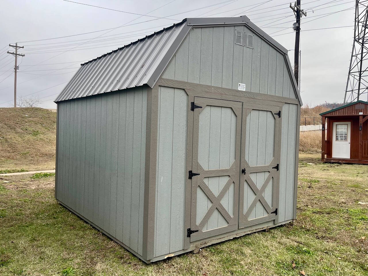 2020 Burnett Affordable Buildings 10x12 Lofted Barn for sale at Lakeside Auto RV & Outdoors in Cleveland, OK