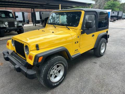 2004 Jeep Wrangler for sale at TROPHY MOTORS in New Braunfels TX