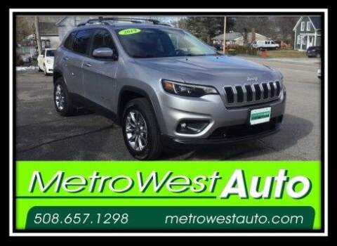2019 Jeep Cherokee for sale at Metro West Auto in Bellingham MA