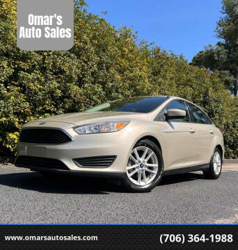 2018 Ford Focus for sale at Omar's Auto Sales in Martinez GA