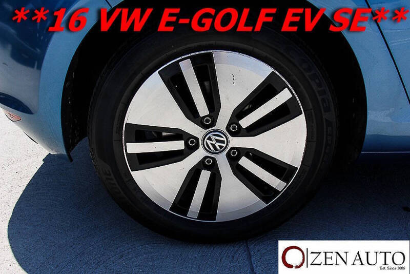 2016 Volkswagen e-Golf SE