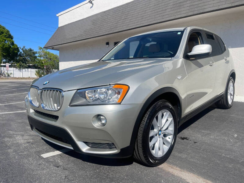 Used 2014 BMW X3 xDrive28i with VIN 5UXWX9C56E0D38349 for sale in Pompano Beach, FL