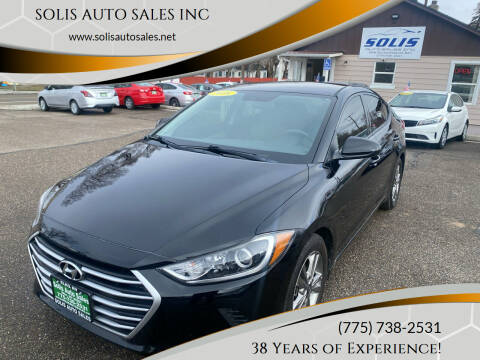 2018 Hyundai Elantra for sale at SOLIS AUTO SALES INC in Elko NV