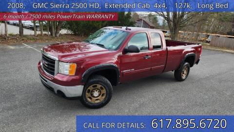 2008 GMC Sierra 2500HD for sale at Carlot Express in Stow MA
