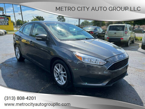 2015 Ford Focus for sale at METRO CITY AUTO GROUP LLC in Lincoln Park MI