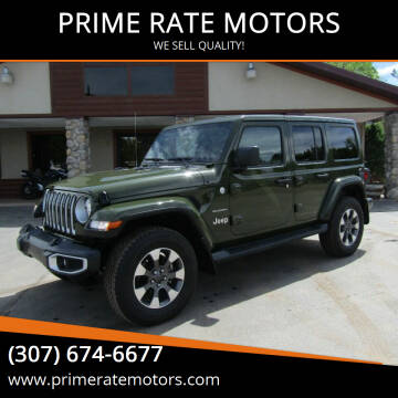 2021 Jeep Wrangler Unlimited for sale at PRIME RATE MOTORS in Sheridan WY