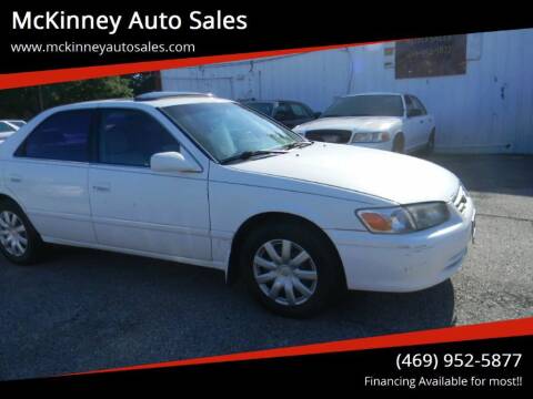 2000 Toyota Camry for sale at McKinney Auto Sales in Mckinney TX