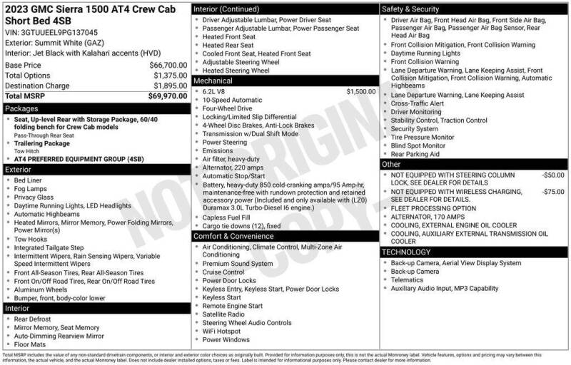 2023 GMC Sierra 1500