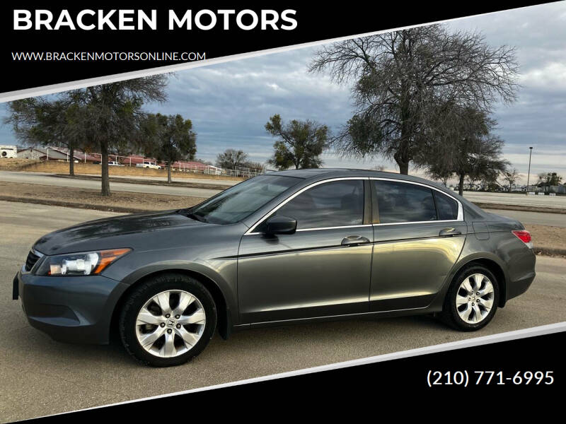 2010 Honda Accord for sale at BRACKEN MOTORS in San Antonio TX