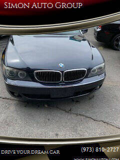 2007 BMW 7 Series for sale at NJ AUTO CENTER in Newark NJ