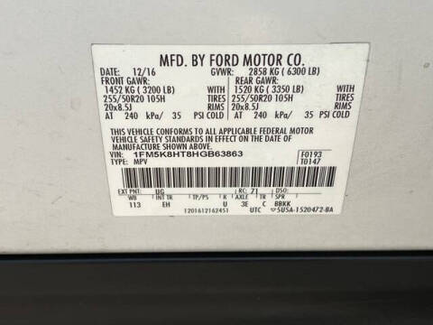 2017 Ford Explorer Platinum