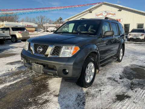2005 Nissan Pathfinder for sale at Steves Auto Sales in Cambridge MN